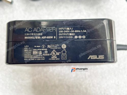 sạc asus 65w đầu thường vuông