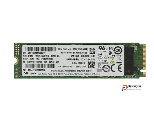 SSD M2 PCle 256GB NVme 2280