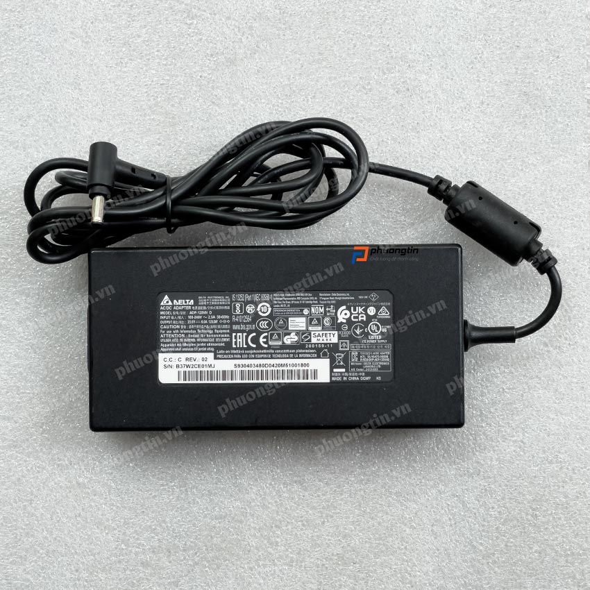 sạc laptop msi chicony 120w kim nhỏ