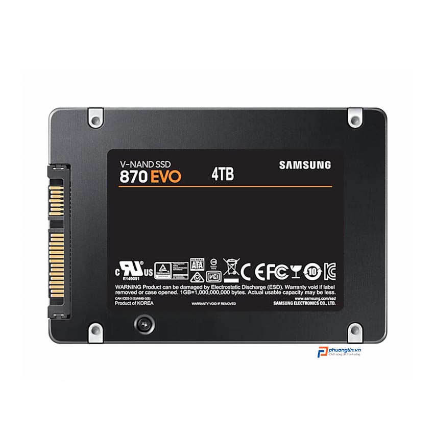 SSD Samsung 870 Evo 4TB 2.5inch SATA III| Phương Tín Laptop