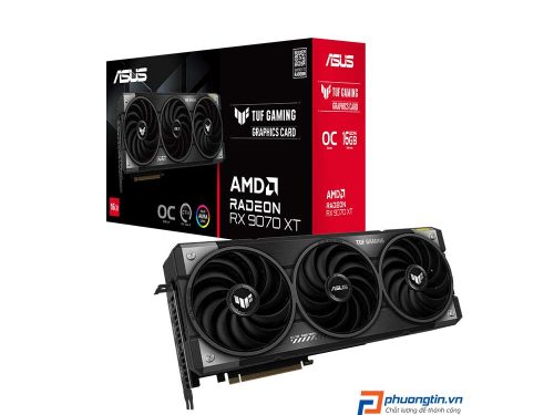 VGA ASUS TUF Gaming Radeon RX 9070 XT 16GB GDDR6 OC Edition
