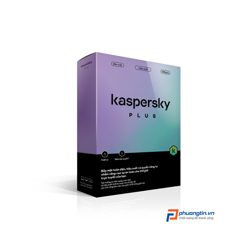 phần mềm diệt virus kaspersky plus 1 pc