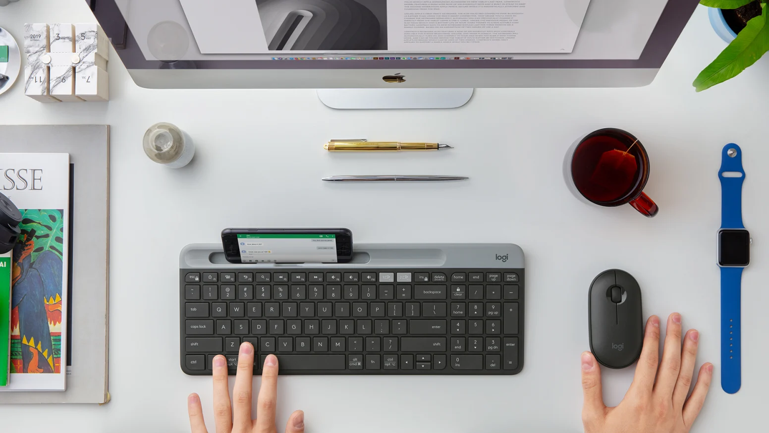 bàn phím mỏng không dây logitech k580