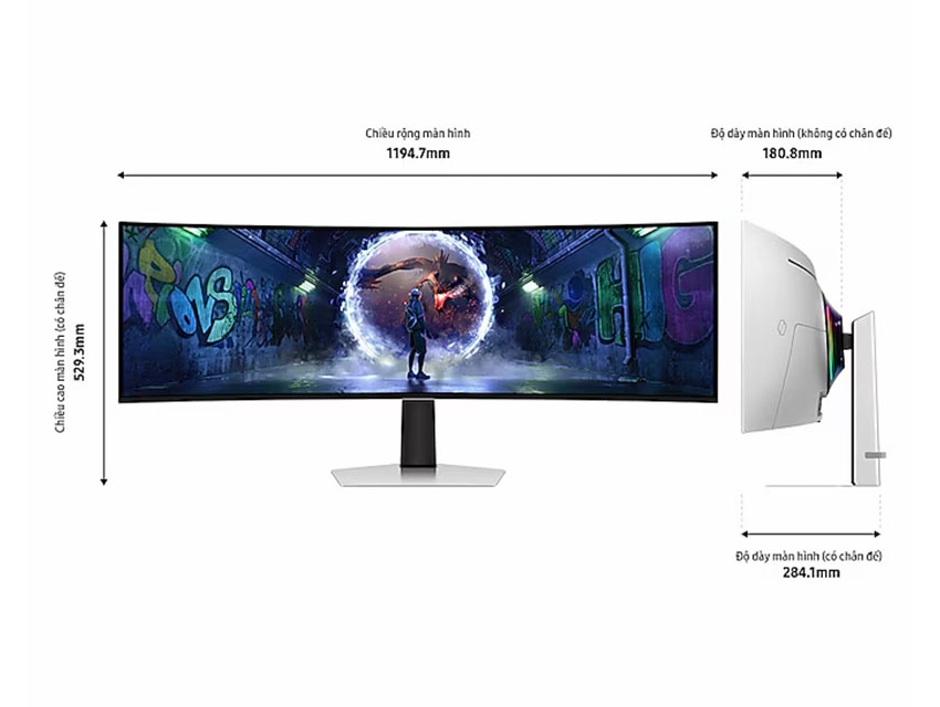 Màn hình cong samsung odyssey 49 inch OLED 240Hz