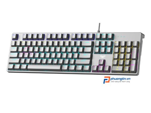 Bàn phím cơ Gaming có dây AULA S2022 PRO xám chính hãng