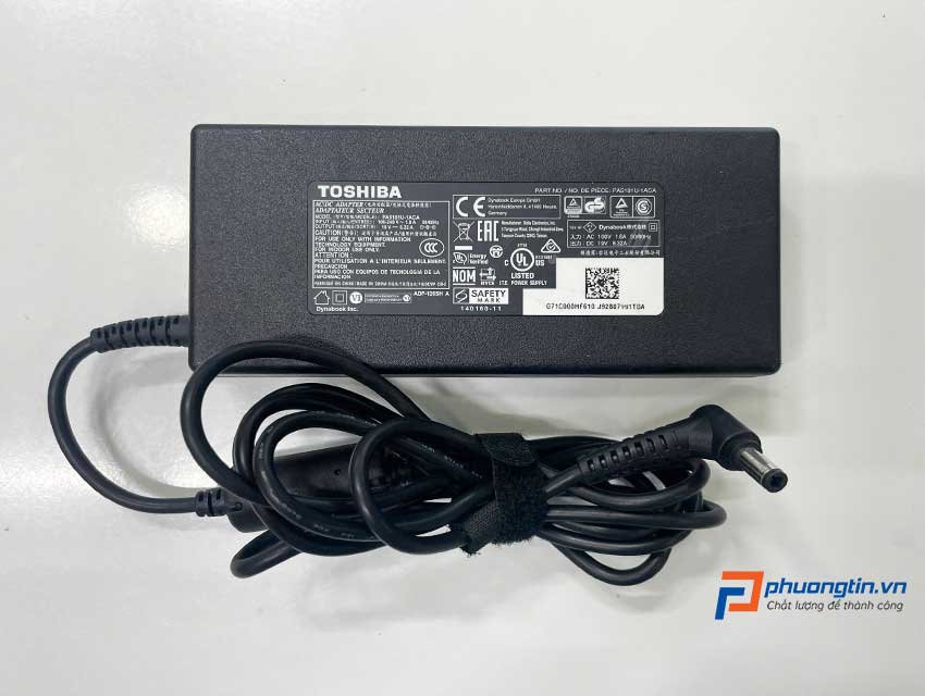 sạc laptop toshiba 120w đầu thường