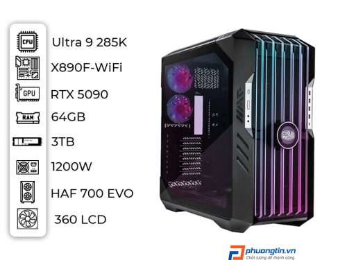 PC Đồ Họa AI Ultra 9 265K | RTX 5090 | Ram 64GB PTAI-003