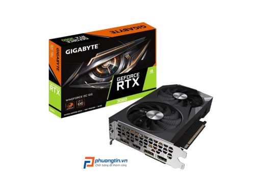 Card màn hình Gigabyte Geforce RTX 3060 WINDFORCE OC 12GB (N3060WF20C-12GD)