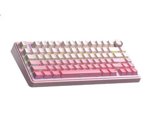 Bàn phím cơ Gaming AULA F75 Pink Gradient Dream Sakura switch