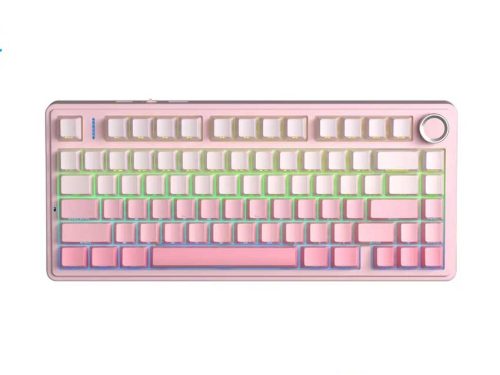 Bàn phím cơ Gaming AULA F75 Pink Gradient